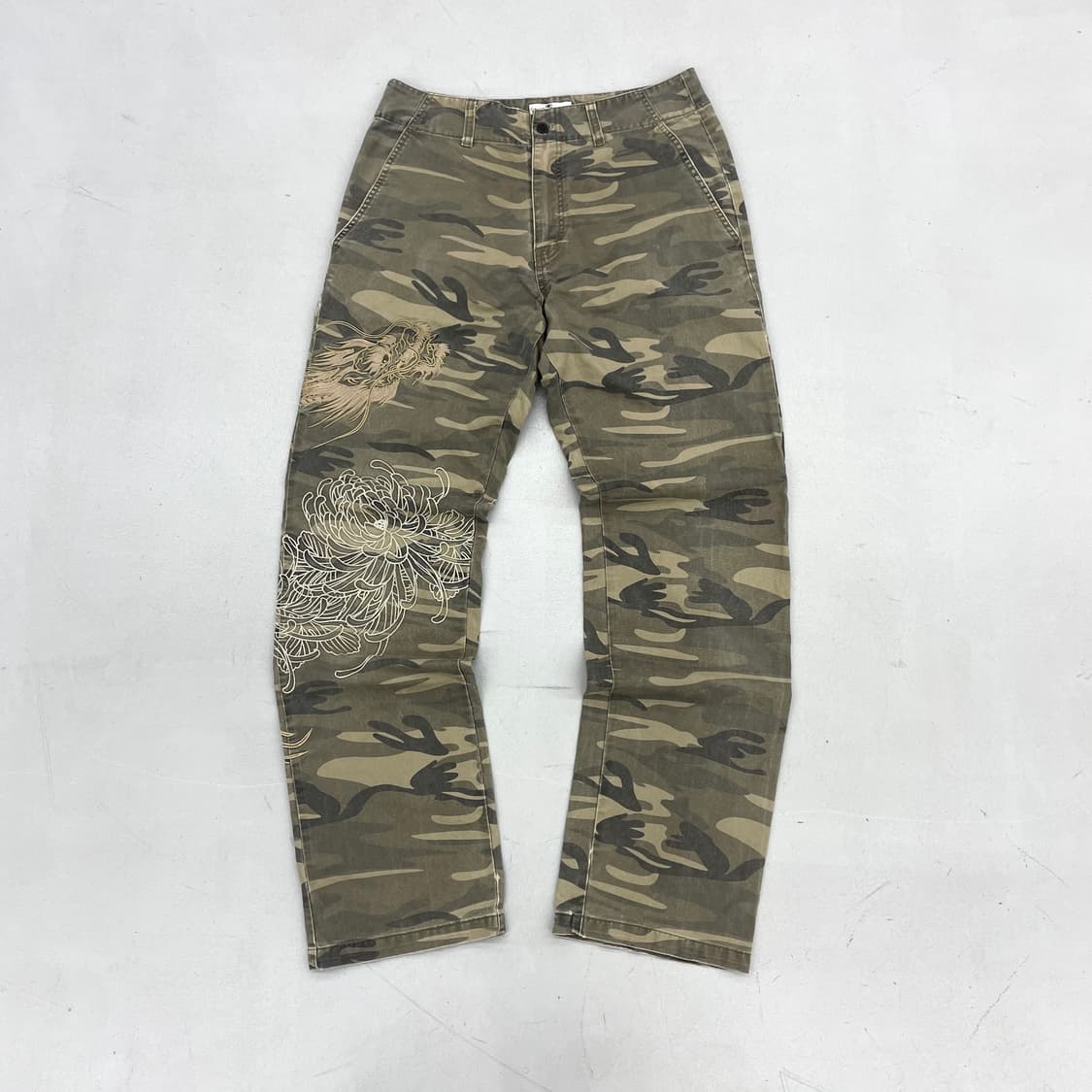 카라쿠리 타마시 드래곤 용자수 카모 오리엔탈 팬츠 상품이미지2