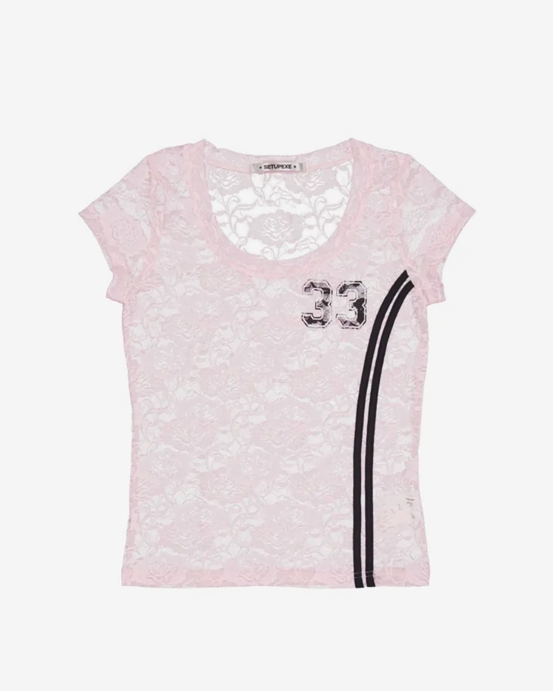 [나띠, 키키 수이 착용] SETUP EXE 33 LACE TOP 상품이미지3