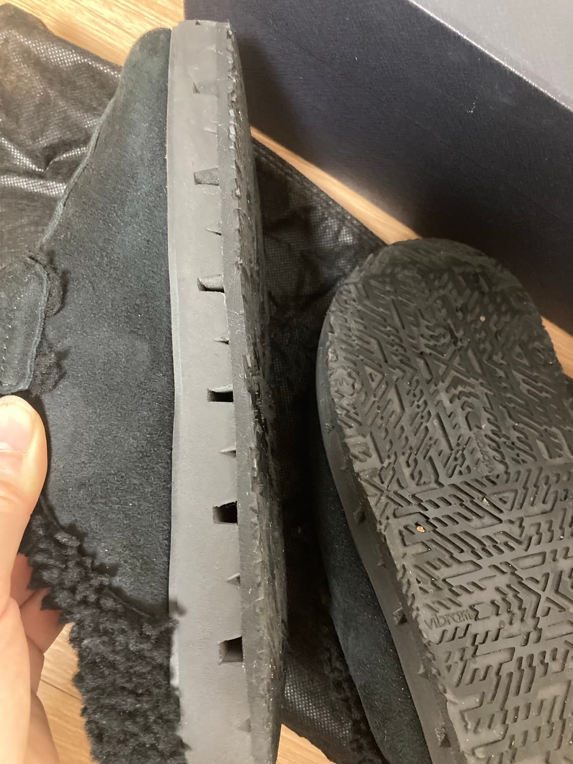 프라다시어링뮬(정품)프라다로퍼 상품이미지5