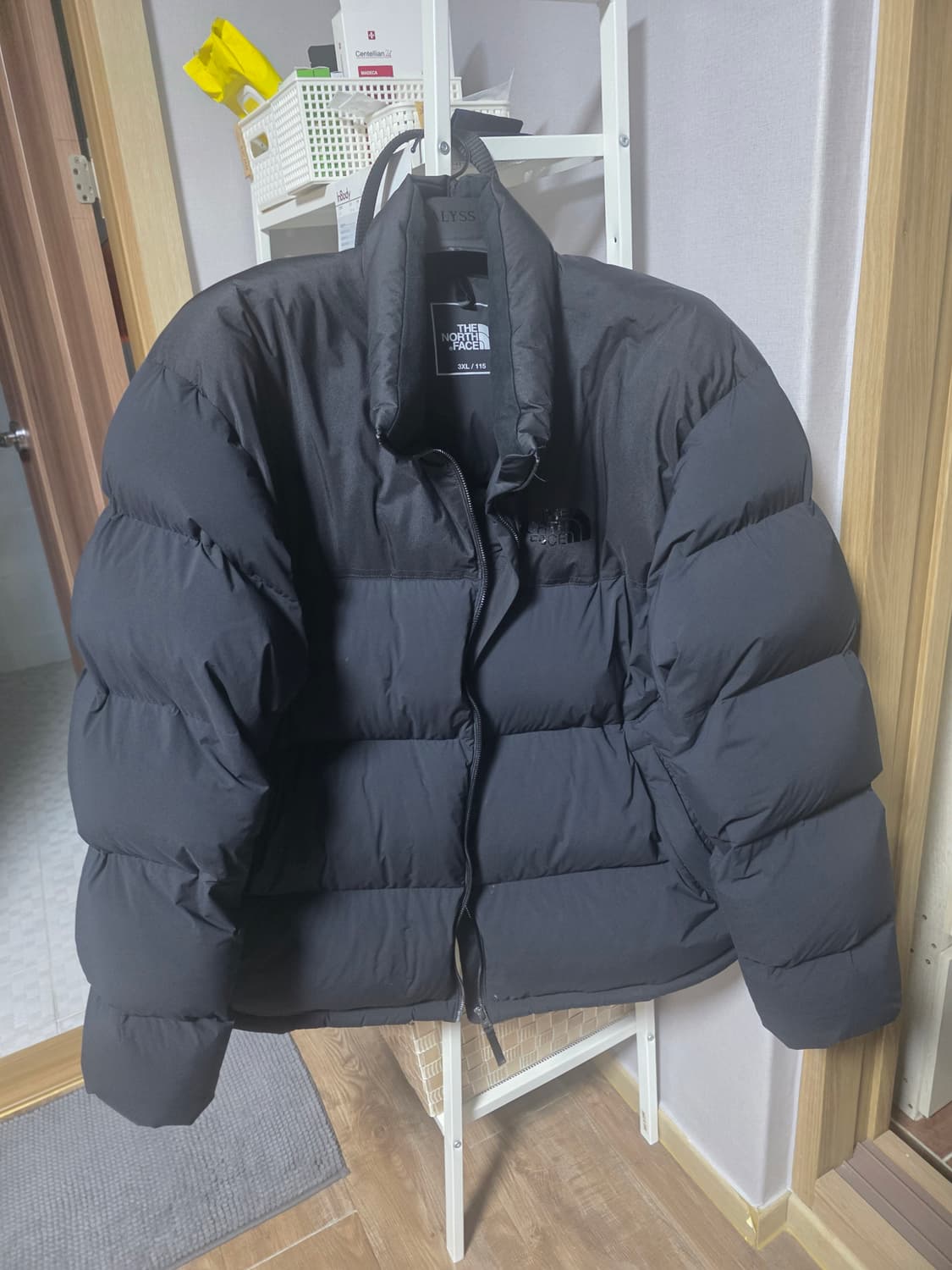 [3XL/115] 노스페이스 슈퍼플렉스 눕시 블랙 (로고 하자/가격 인하 상품이미지3