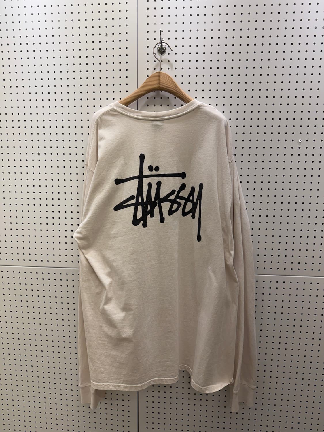 스투시 아이보리 롱슬리브 티셔츠 U446 상품이미지3