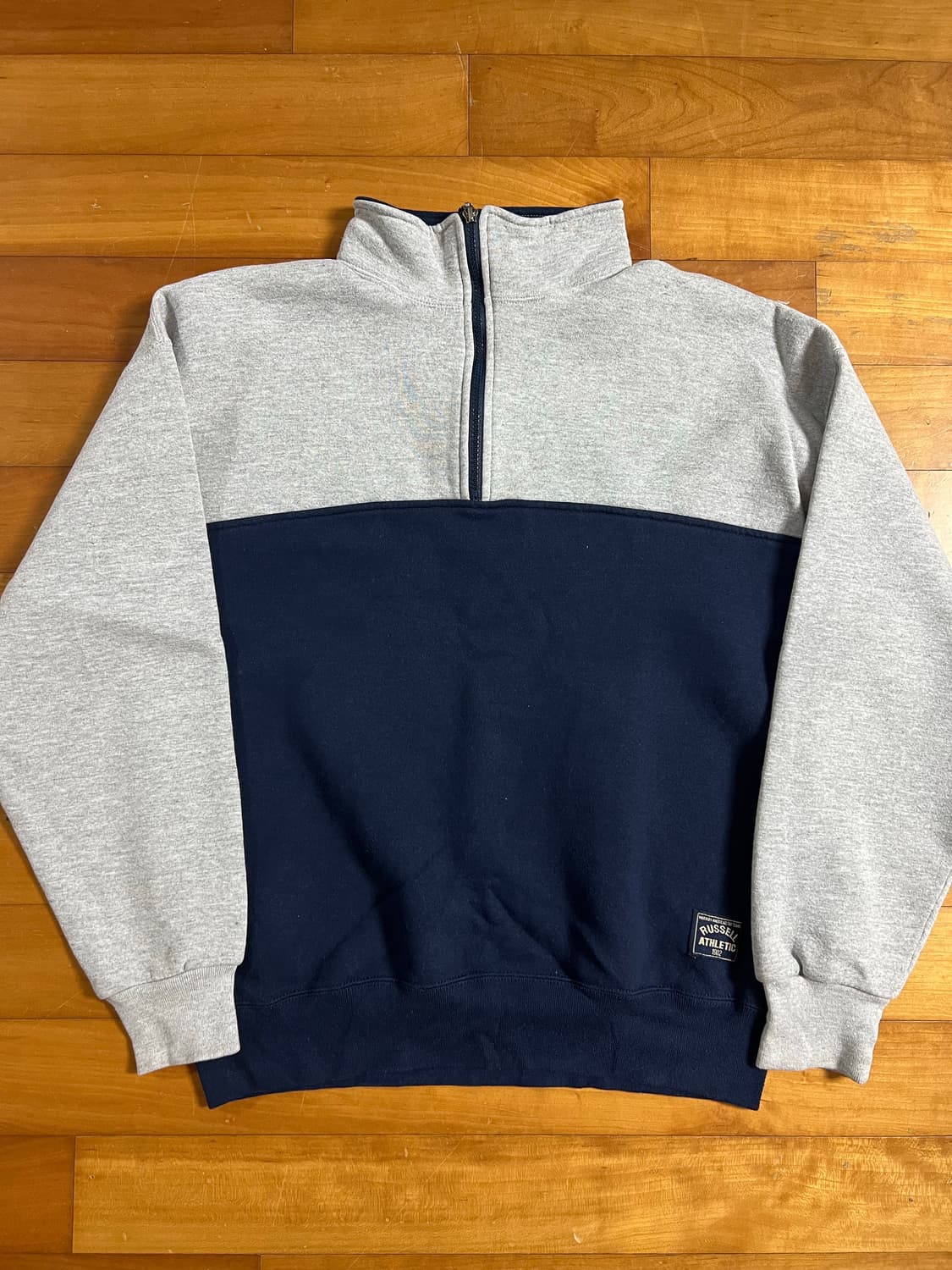 90s russell athletic half zip up 상품이미지2