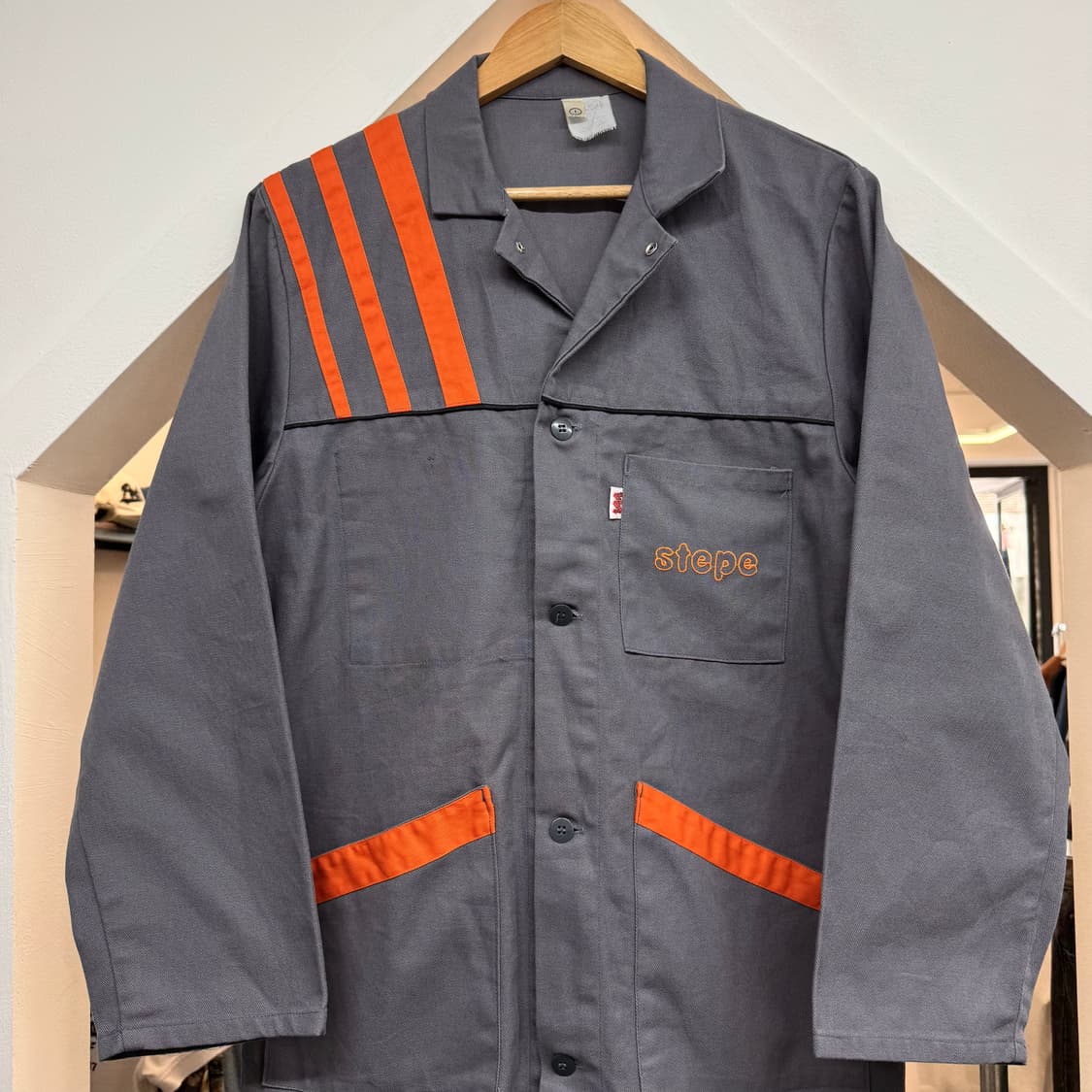 70s 빈티지 프렌치 워크 코트 (S)   상품이미지2