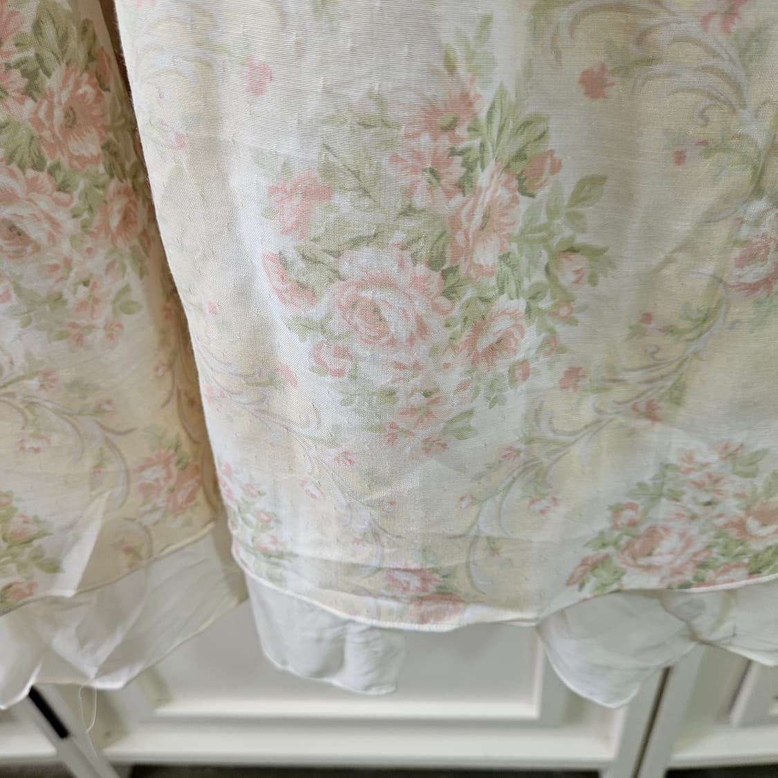 엑시즈팜(axes femme) 플라워 레이스 쉬폰 롱 원피스 상품이미지8