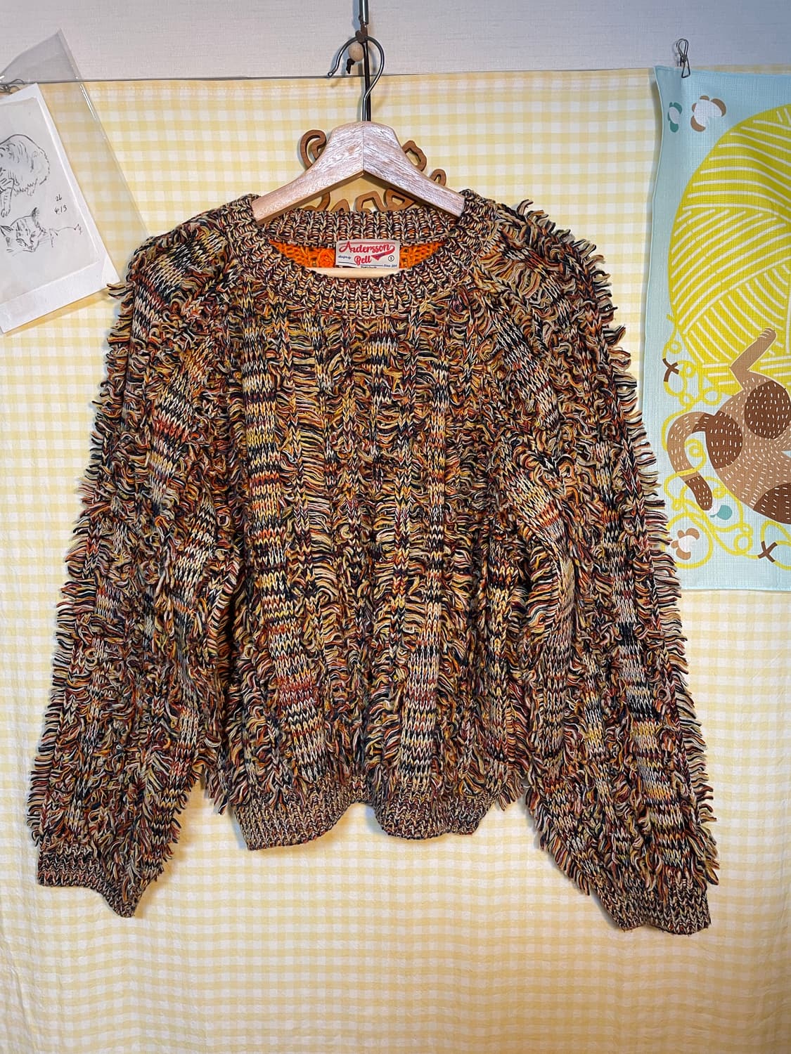 앤더슨벨 파올라 프린지 스웨터 (사이즈S) 상품이미지1