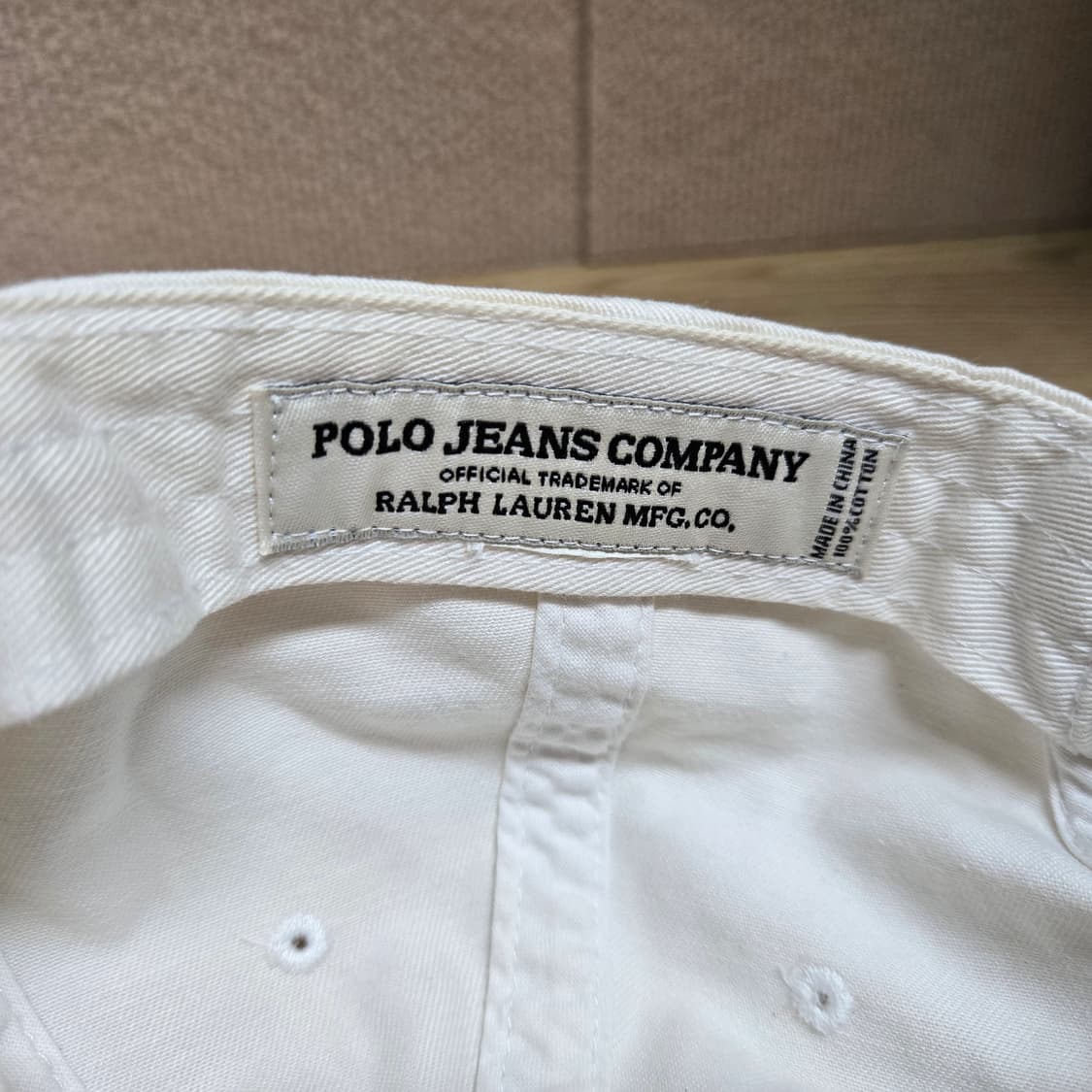 OS 폴로진스 90s 빈티지 스펠아웃 볼캡 화이트 상품이미지8