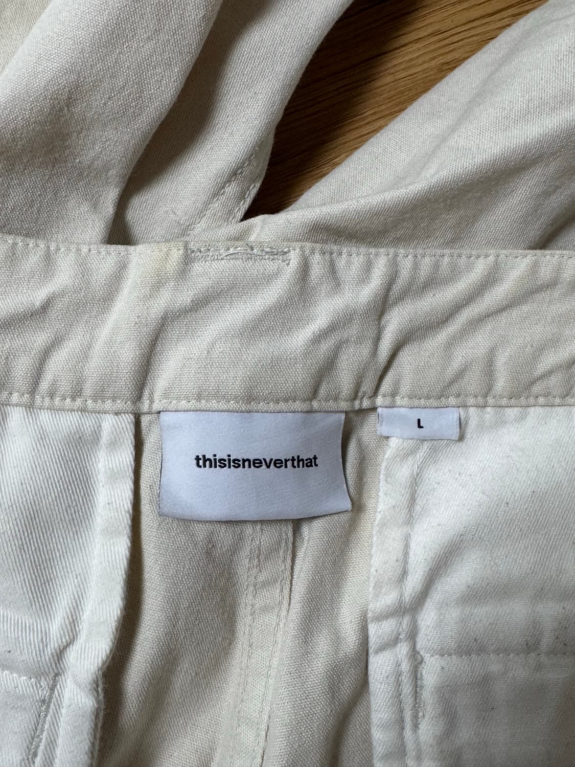 Thisisneverthat Flight Pant Natural 상품이미지4