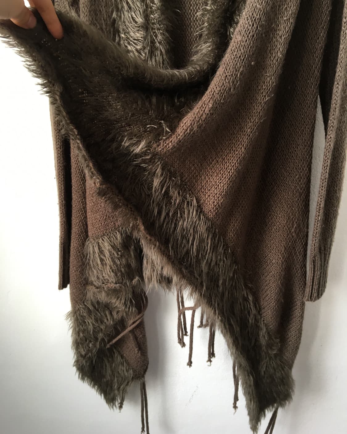 Feather point open knit caridgna 상품이미지4