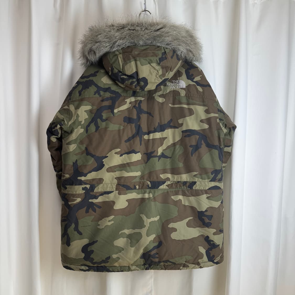 노스페이스 550 카모 밀리터리 우드랜드 맥머도 구스다운 패딩 점퍼 자켓 상품이미지5