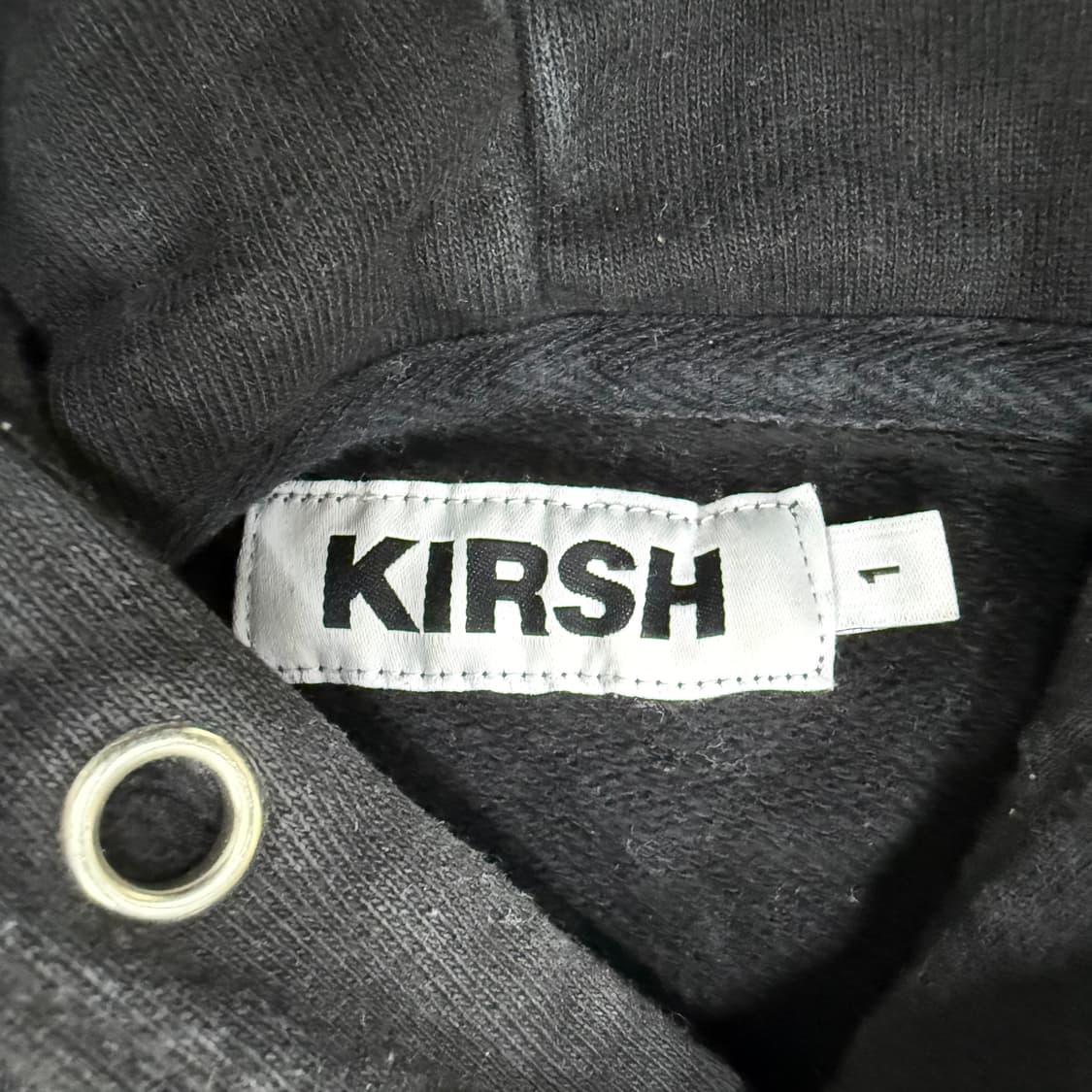 1 키르시 아치 로고 체리 후드티0129T1 상품이미지3