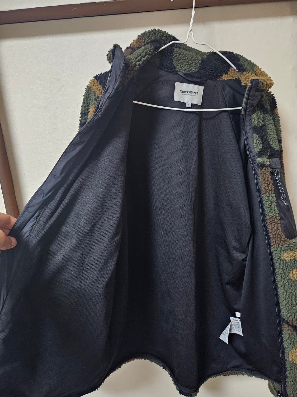 칼하트 카모 쉐르파 집업L(105) 상품이미지8