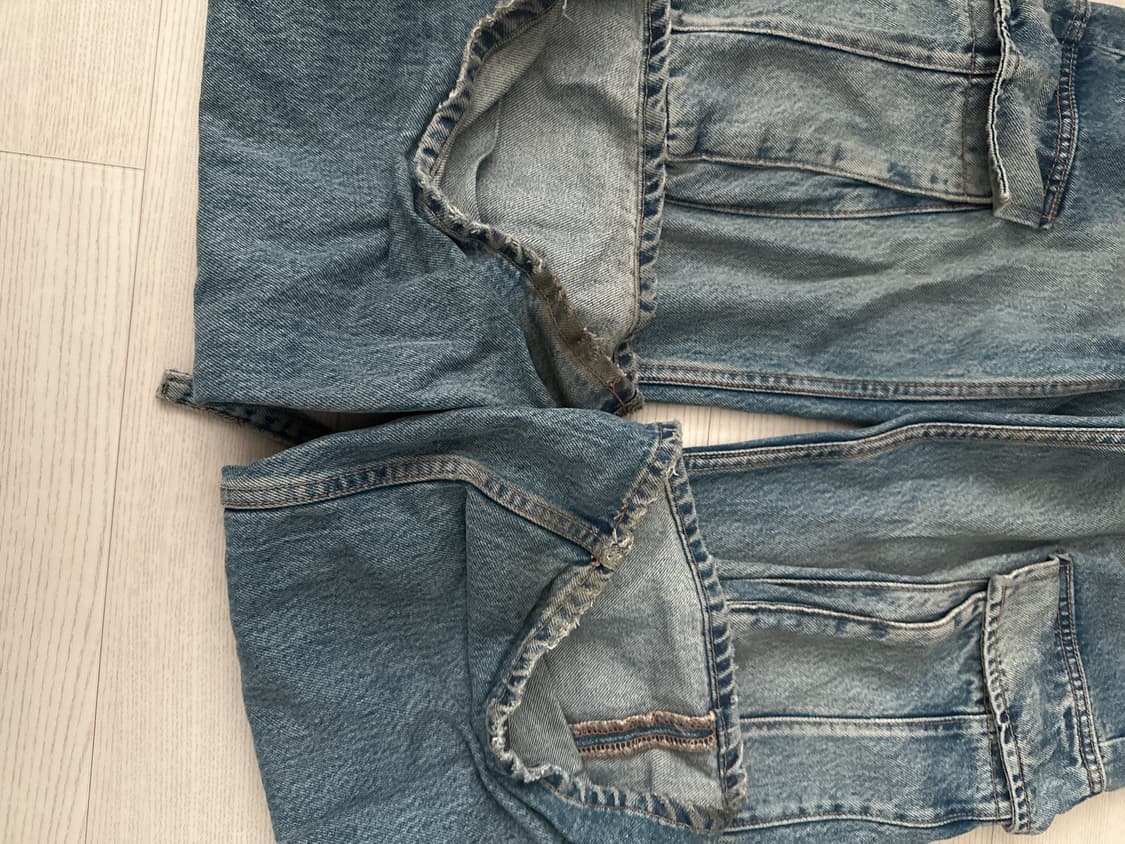 자라 카고 데님 팬츠 상품이미지4