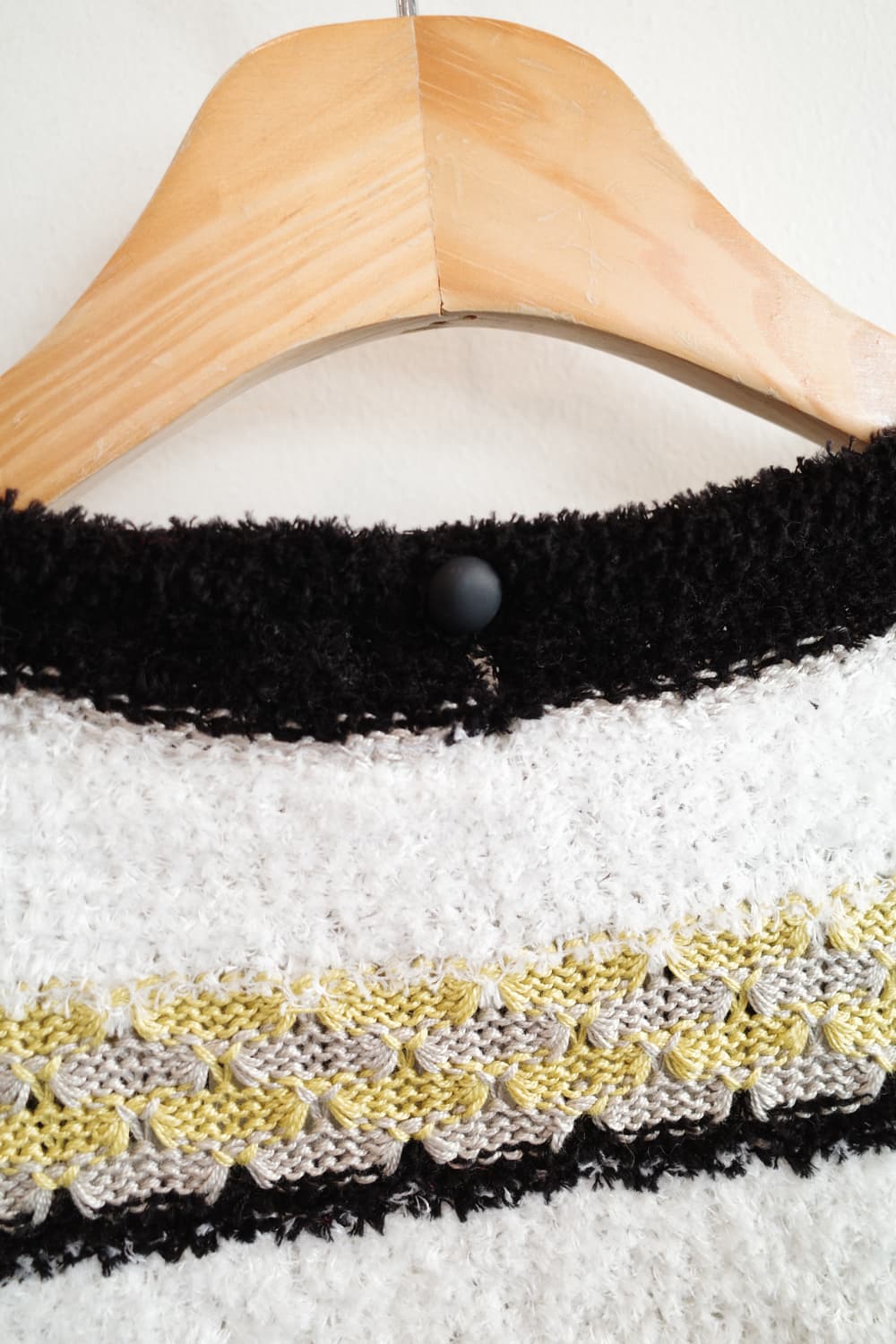 KAZAMIDORI 패턴 니트 탑  상품이미지6