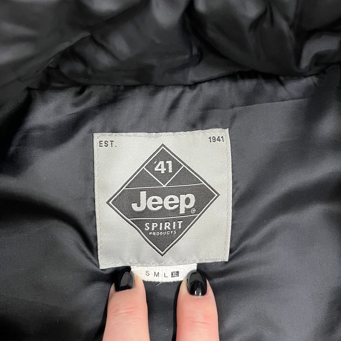 XL 지프 블랙 패딩 조끼 베스트 0126M 상품이미지2