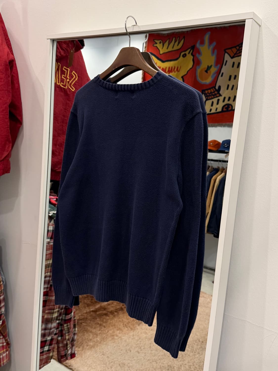 Polo ralph lauren 폴로 랄프로렌 크루넥 니트 (navy) 상품이미지4