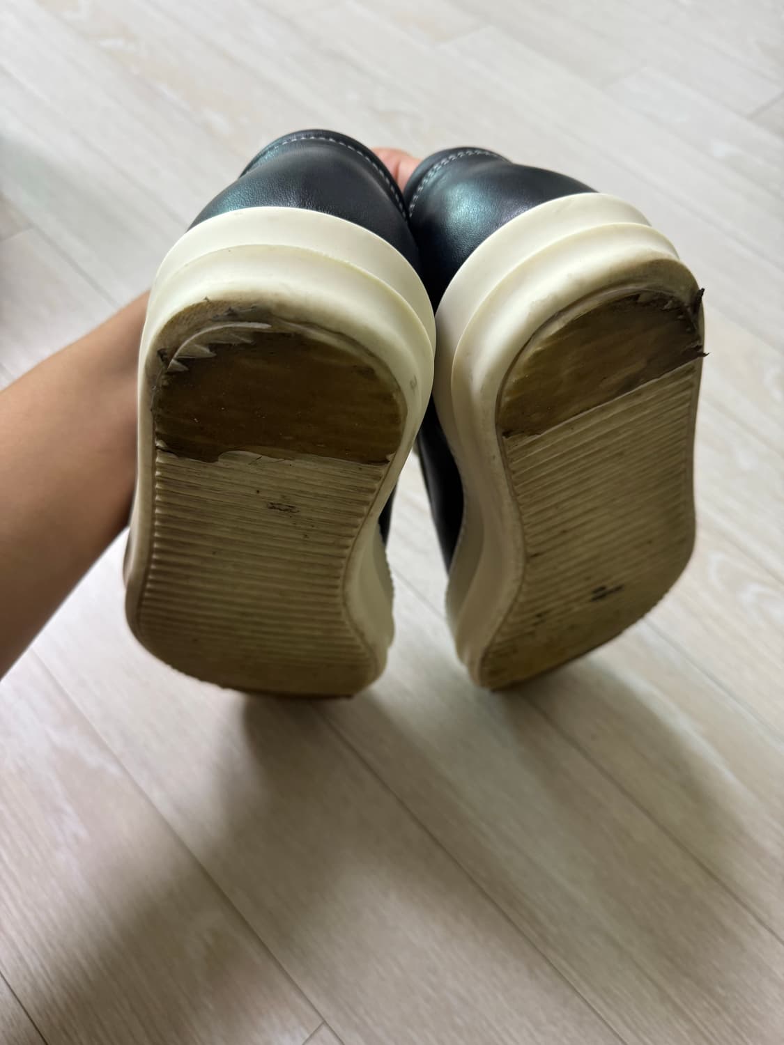 릭오웬스 레더 빈티지스니커즈 릭반스 41 상품이미지6