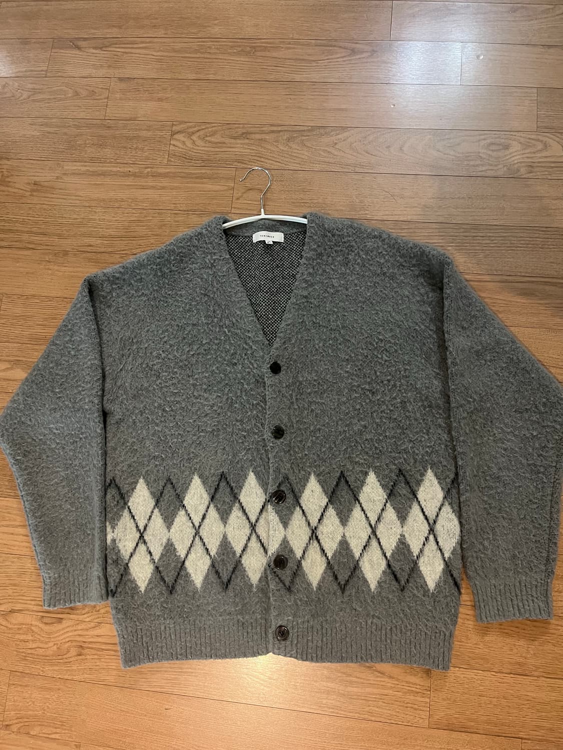 토니웩 아가일 가디건 L 상품이미지1