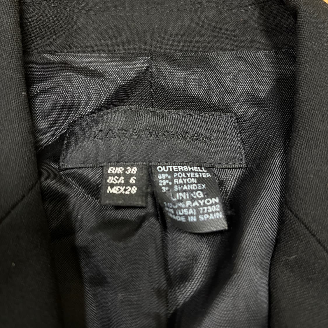 (W) 자라 우먼 블랙 블레이저 상품이미지3