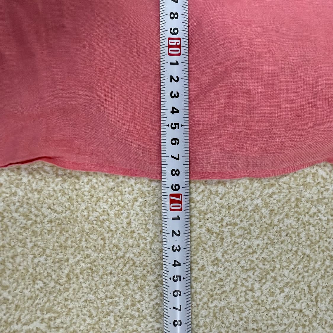 [XL] 유니클로 핑크 린넨 셔츠 0108T1 상품이미지5