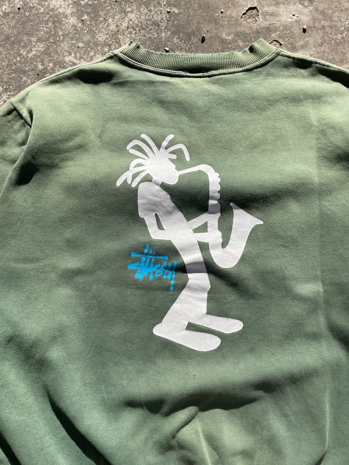 90s 스투시 jazzman sweat shirt L 상품이미지6