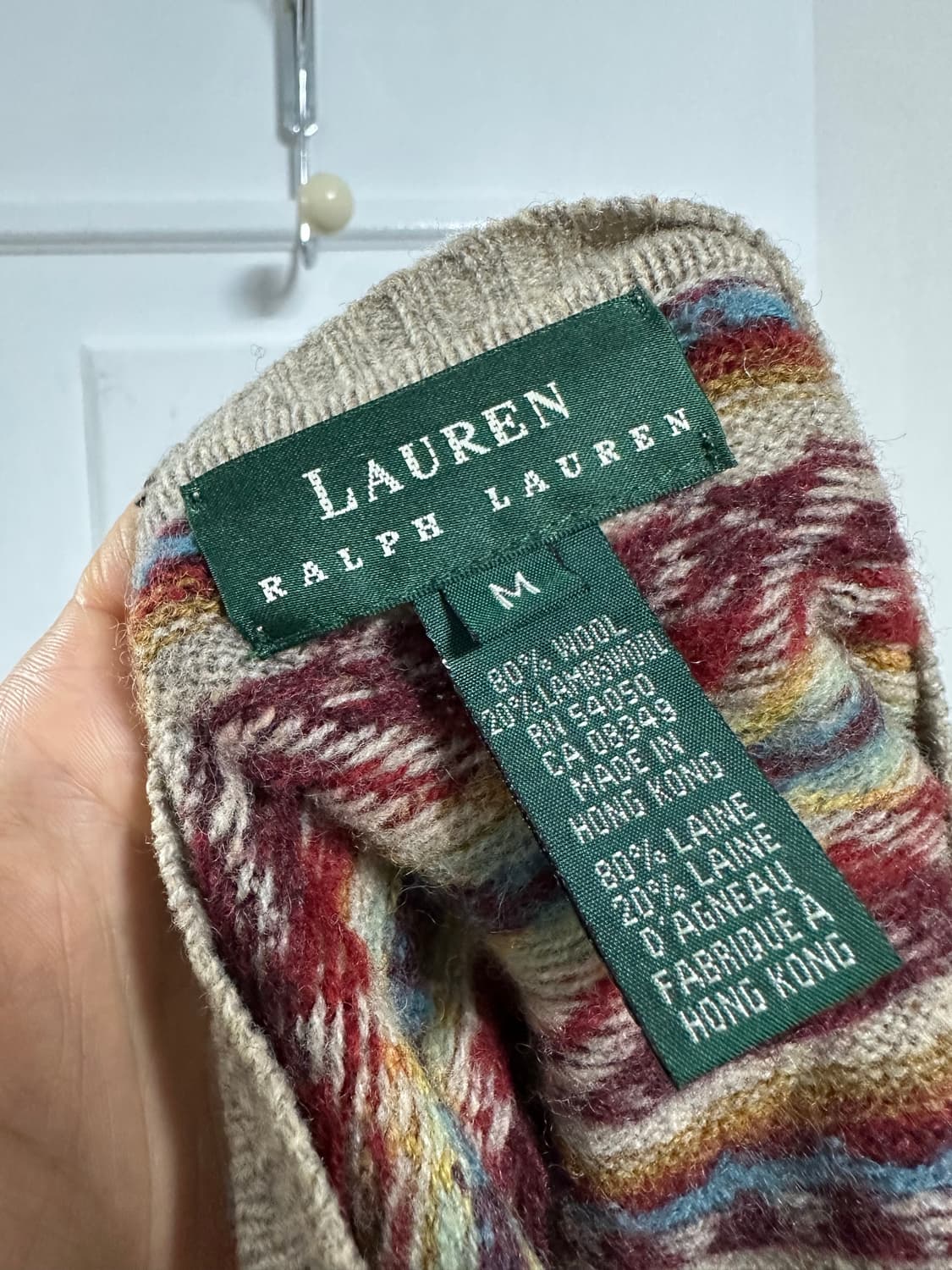 로렌 랄프로렌 페어아일 니트 가디건 상품이미지3