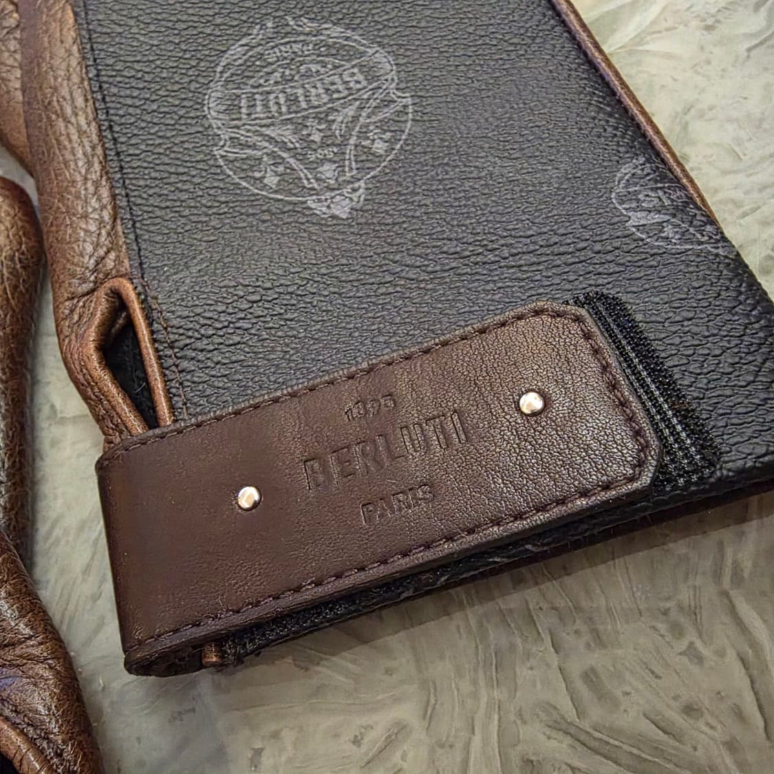 BERLUTI 벨루티 프랑스 최상급 사슴가죽 캐시미어 글러브 상품이미지4