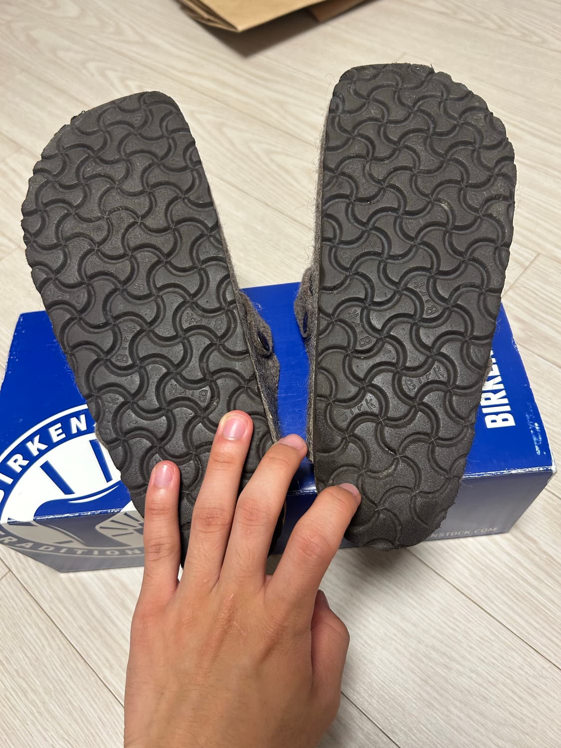 버켄스탁 보스턴 울 카카오 39 상품이미지3