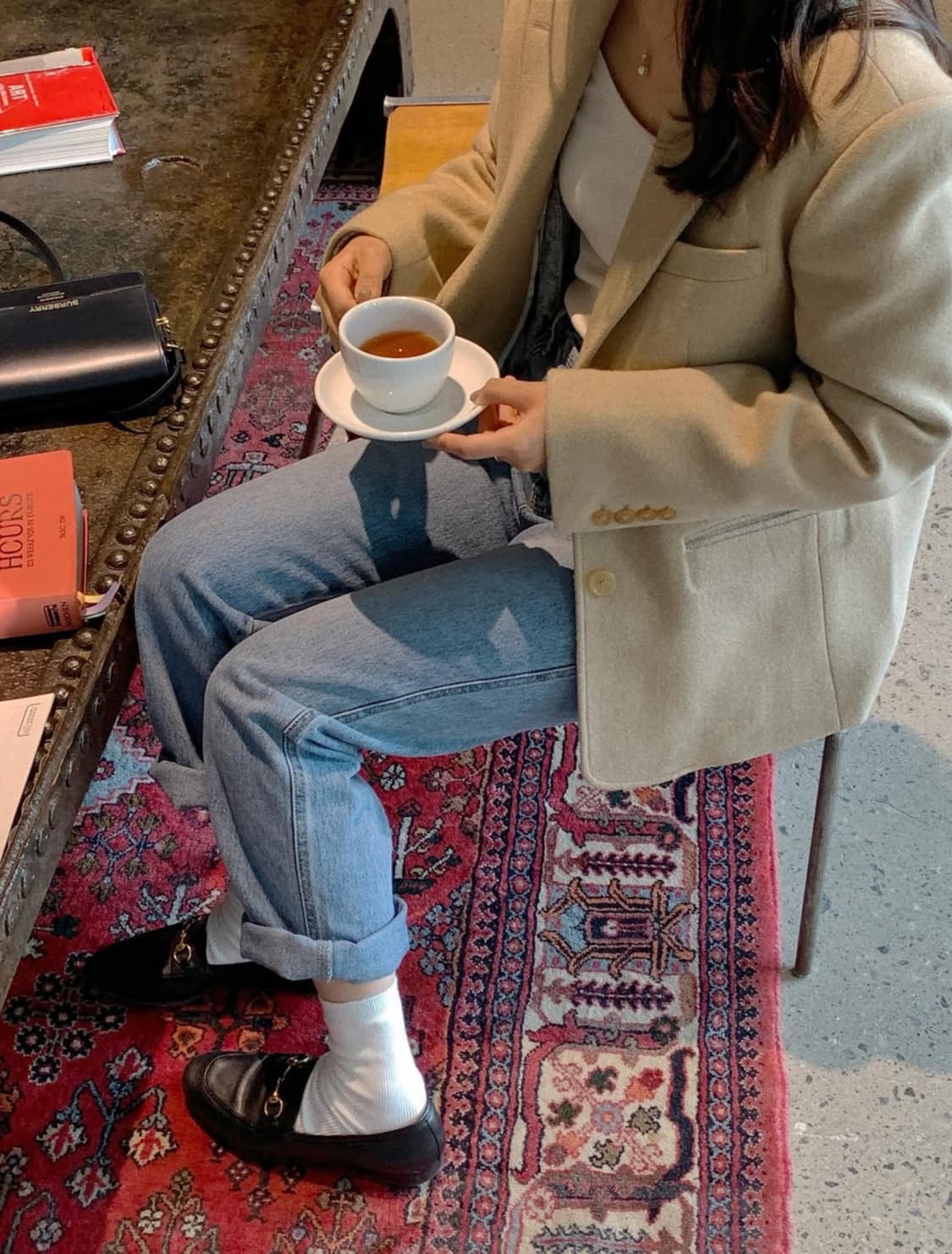 모로마켓 헤링본 울 재킷 상품이미지8