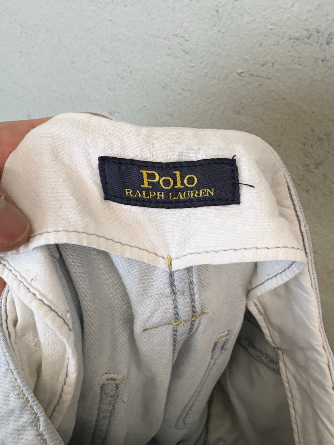 폴로랄프로렌 테이퍼드 연청 데님 팬츠 상품이미지8