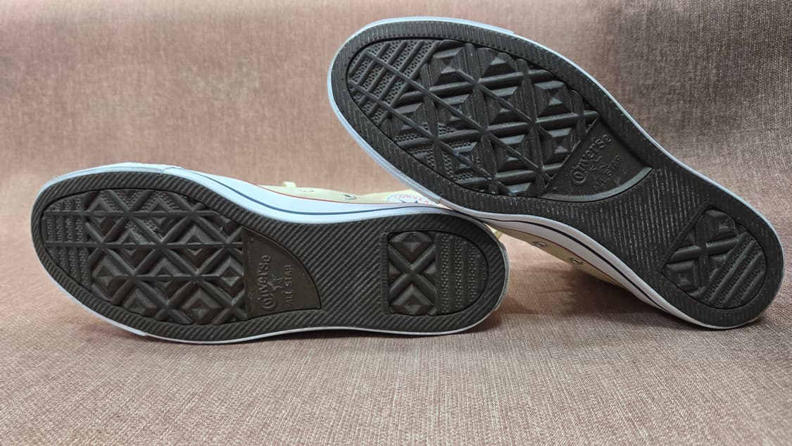 컨버스 일회착용 270mm-  척테일러 하이 연노랑 운동화 상품이미지6