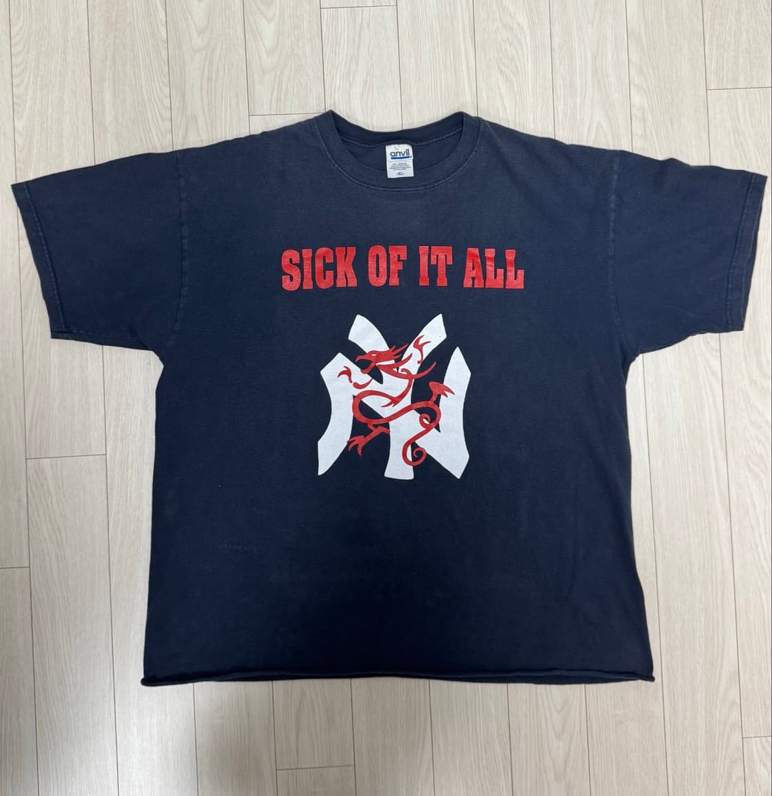 90s 식 오브 잇 올 sick of it all 빈티지 밴드 티셔츠 상품이미지1