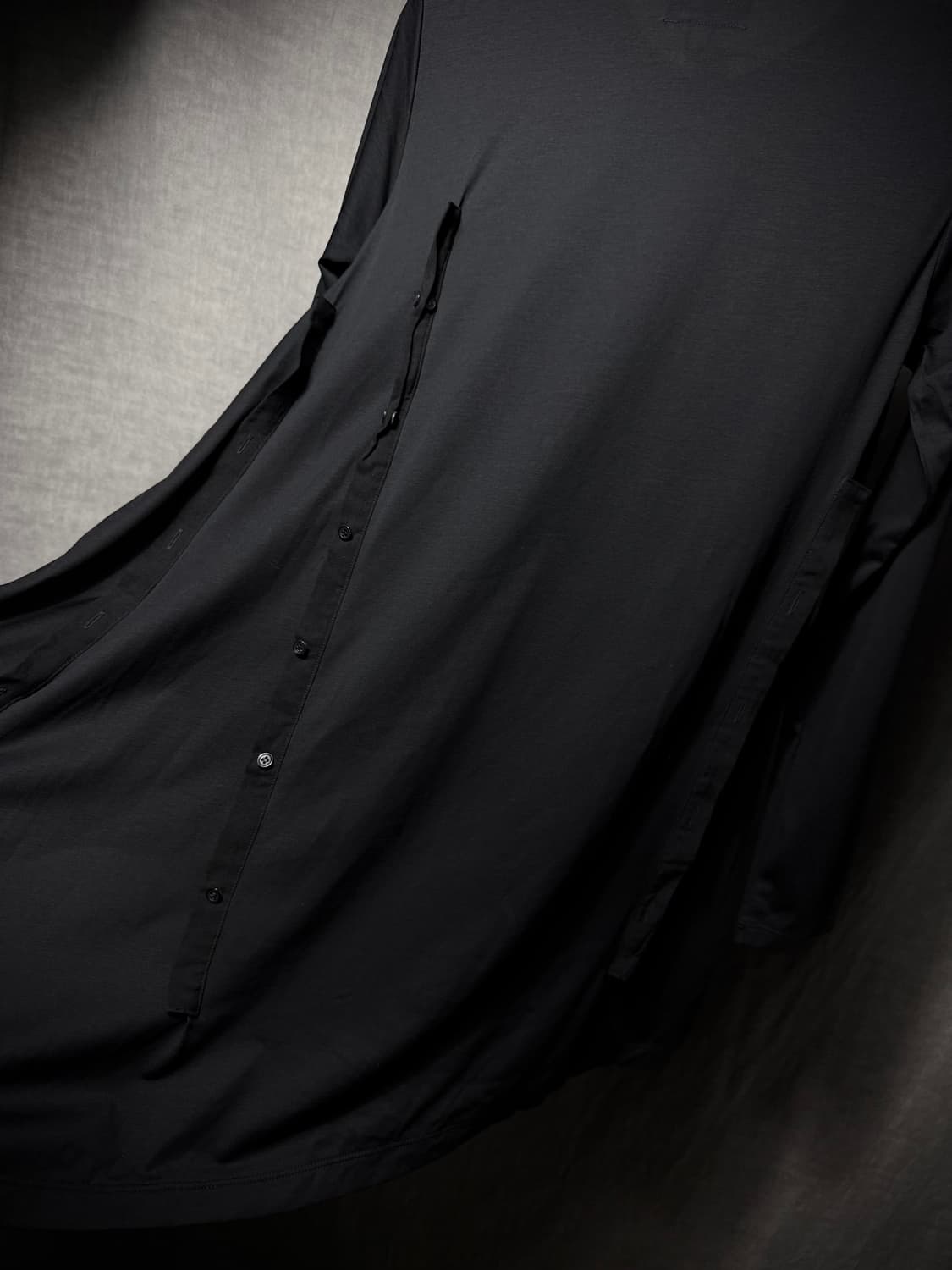 B Yohji Yamamoto Asymmetric Drape Shirts 상품이미지6