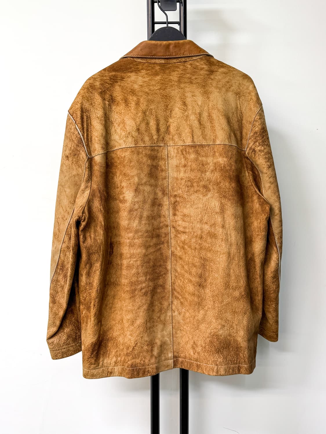 Zhe Jiang Crocodile 램 레더 오버 블레이저 상품이미지3