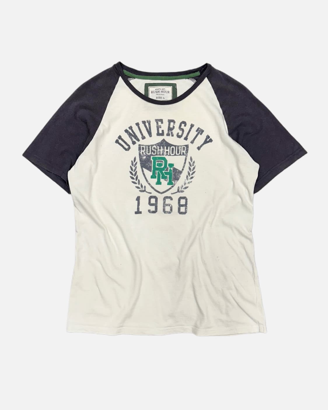 RUSH HOUR university mark raglan t 상품이미지1