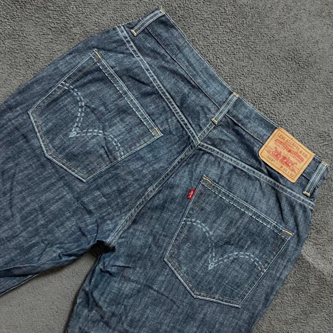 리바이스 569 데님팬츠 W34 L32 상품이미지4