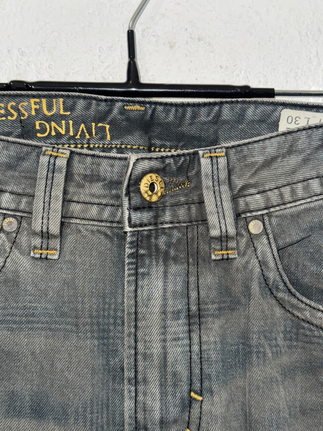 Diesel 디젤 빈티지 워싱 데님팬츠 상품이미지5