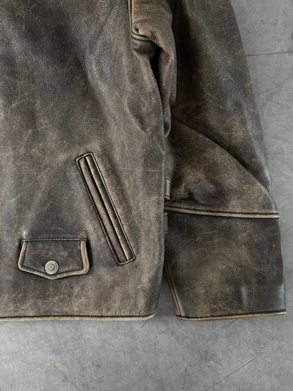 Ameco 아메코 레더 자켓 상품이미지4