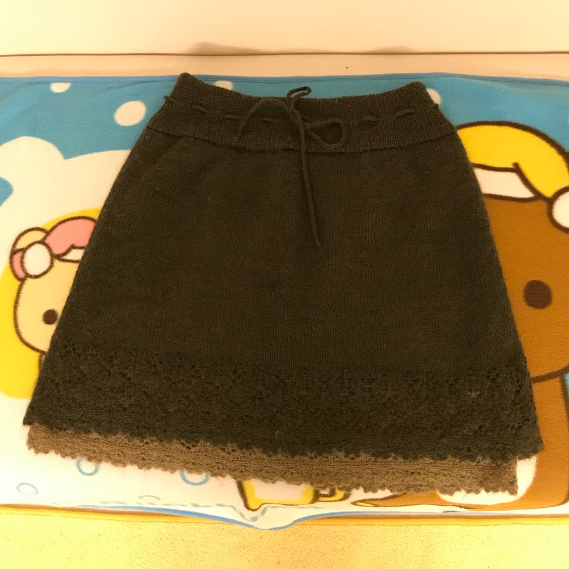 마루빈티지 카키 니트 치마 상품이미지1