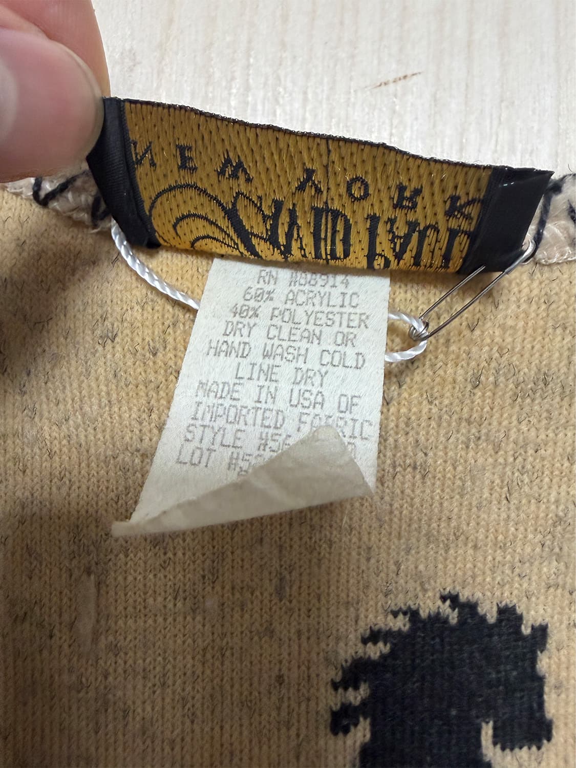 80s USA 빈티지 웨스턴 플리스 베스트  상품이미지8