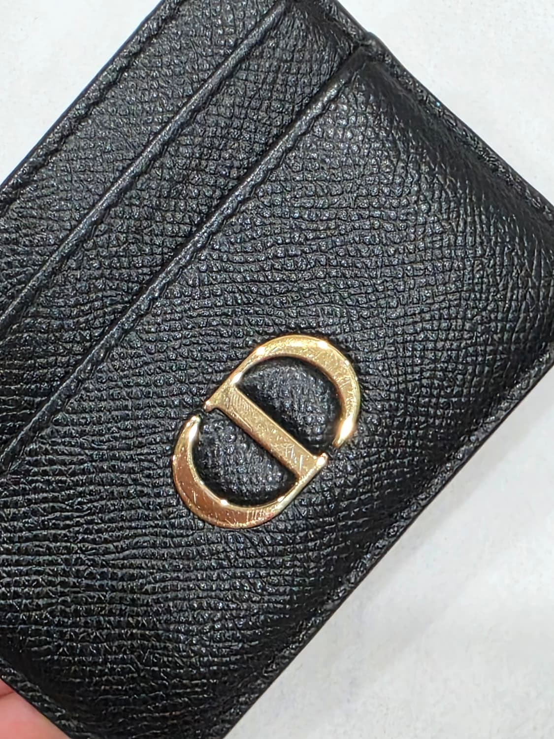 디올옴므 cd로고 카드지갑 블랙 풀박 구성 상품이미지9