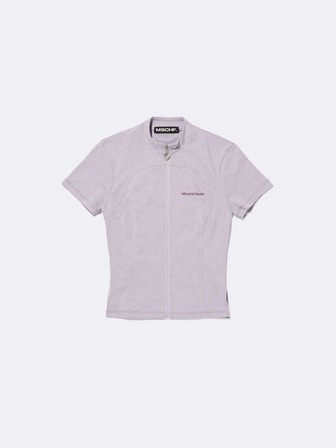 미스치프 MOCKNECK ZIP UP SHORT SLEEVE 상품이미지1