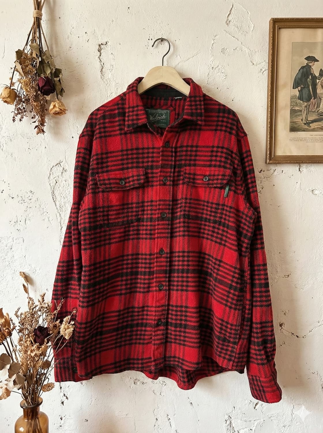 울리치 아메카지 레드 타탄 셔츠 상품이미지1