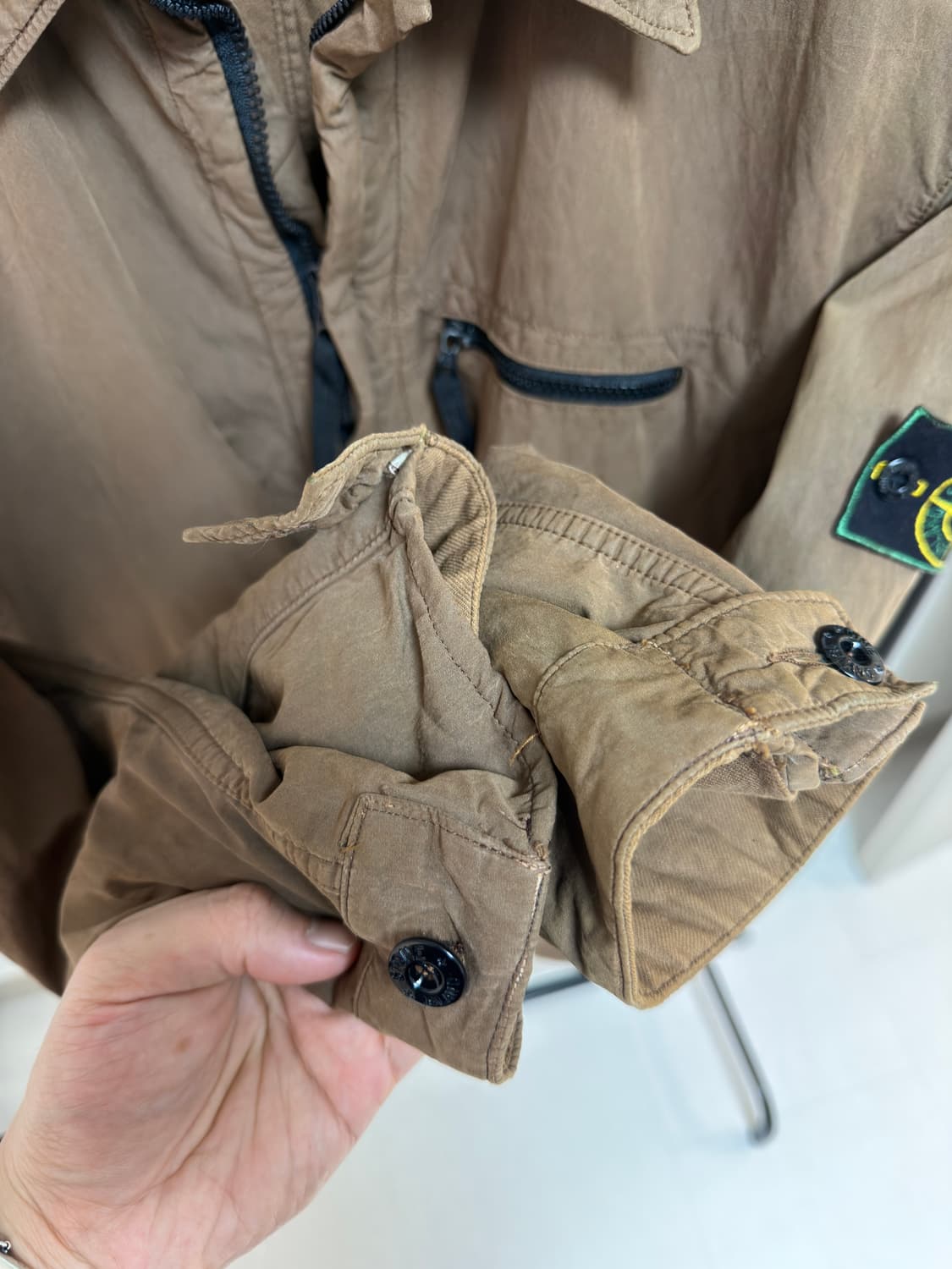 [L, 레어] 90’s 스톤아일랜드 아카이브 자켓 브라운 상품이미지5