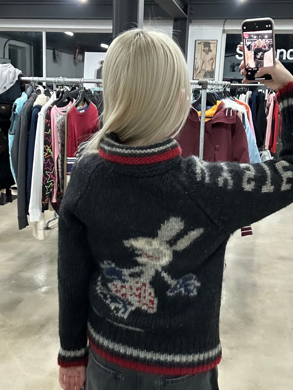 히스테릭 글래머 니트 코위찬 상품이미지2