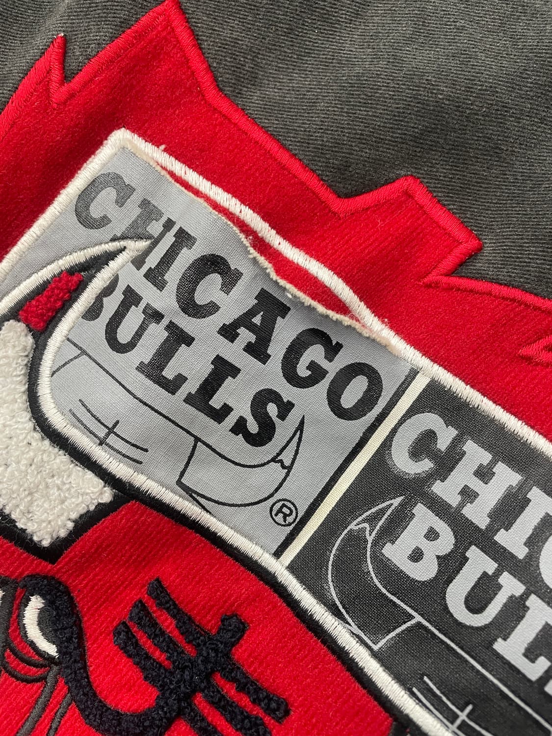 90’s 스타터 시카고불스 후드 바시티 자켓 상품이미지6