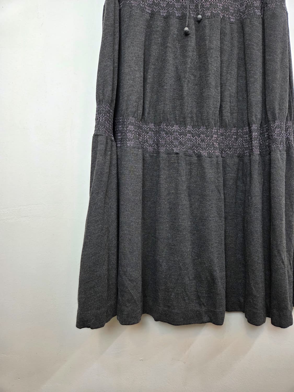 차콜 캉캉 롱스커트 상품이미지3