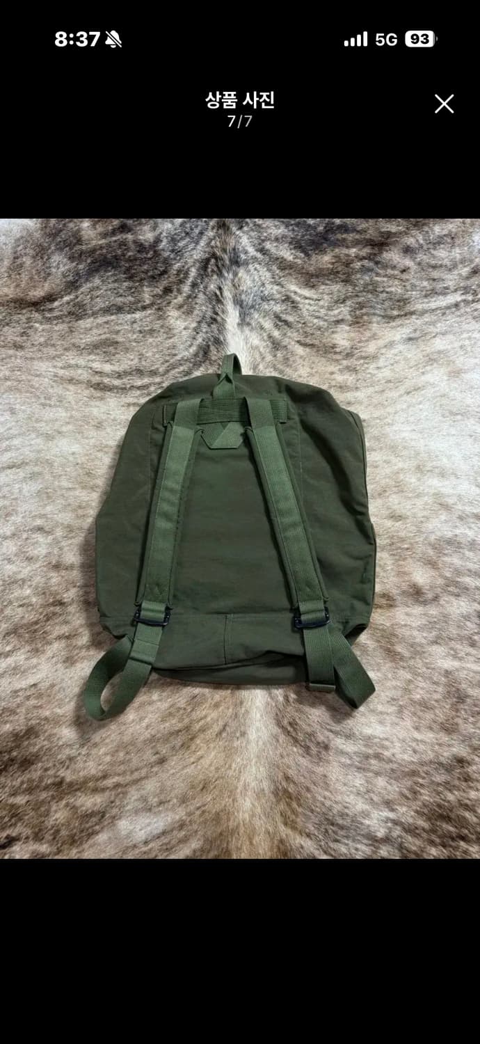 엔즈앤드민즈 밀리터리 백팩 상품이미지2