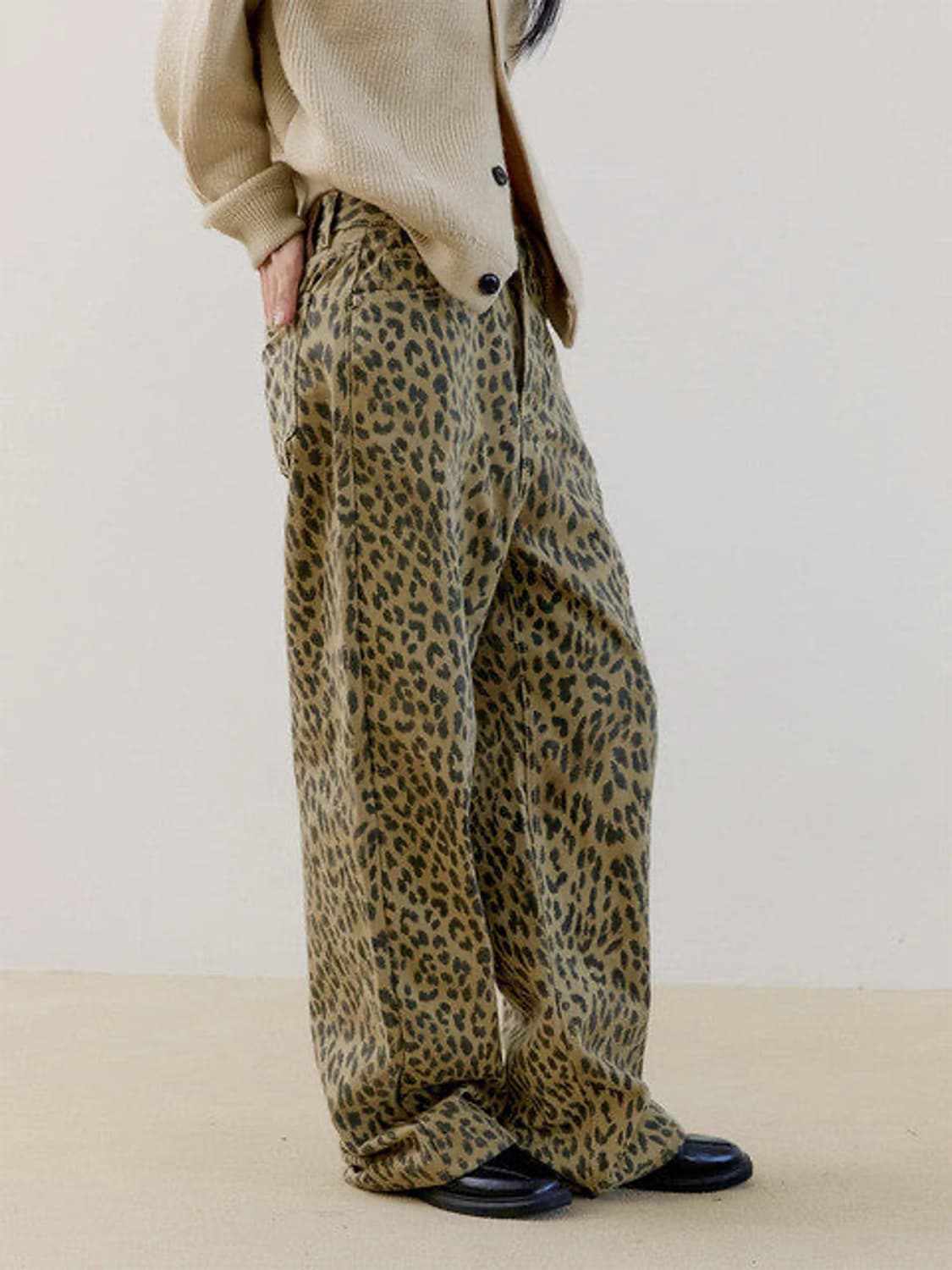 오피쉬 레오파드 데님 2 상품이미지1