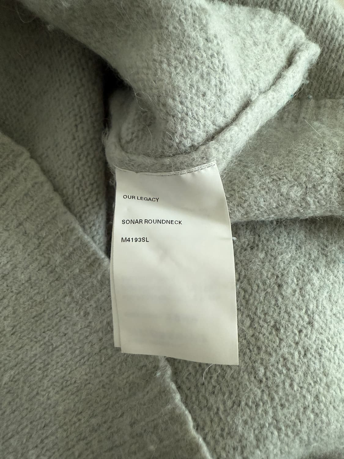 아워레가시 소나 라운드넥 니트 상품이미지5