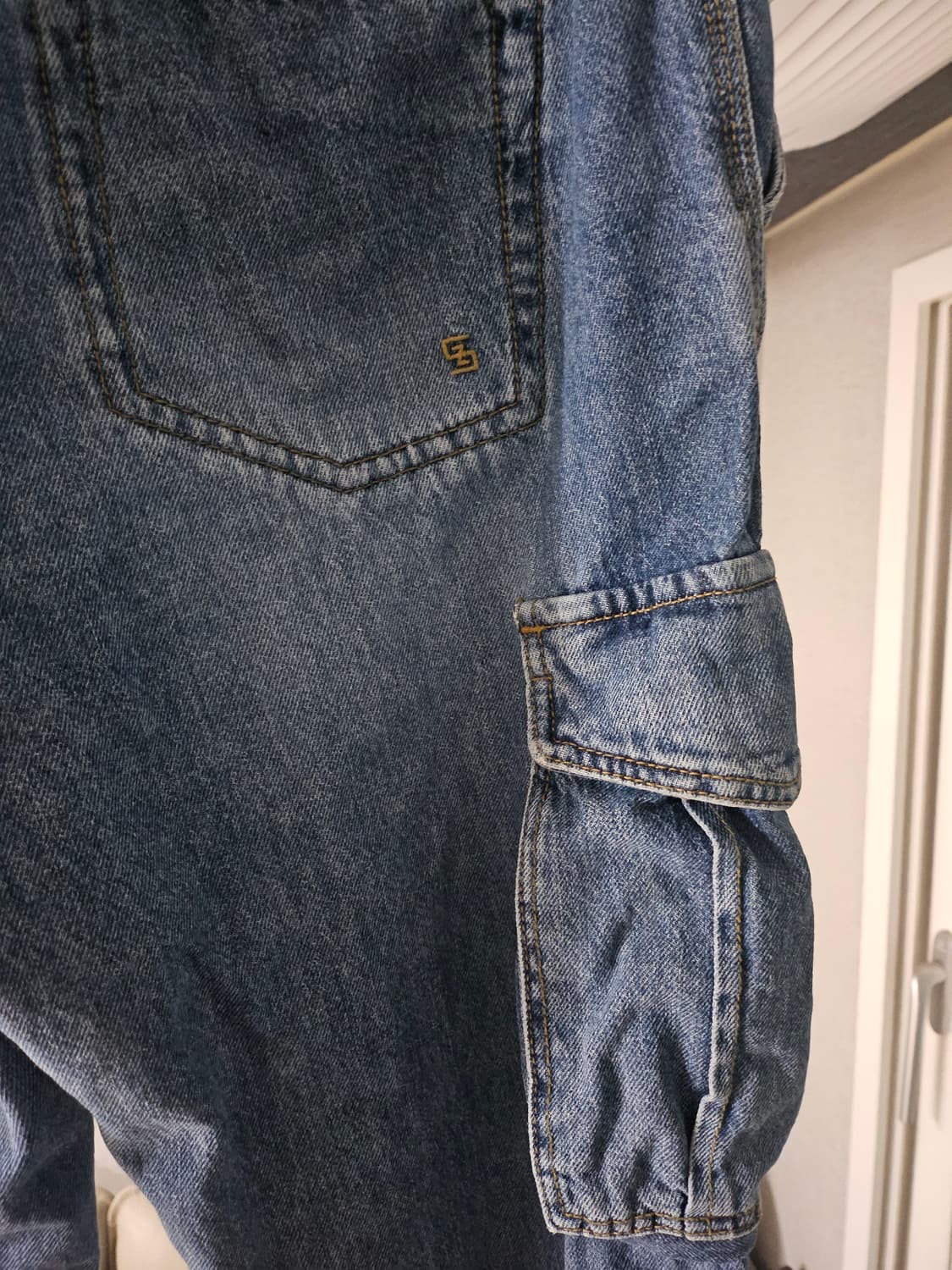 [거의 새것] 송지오옴므 청 데님 조거 팬츠 바지 46 상품이미지3